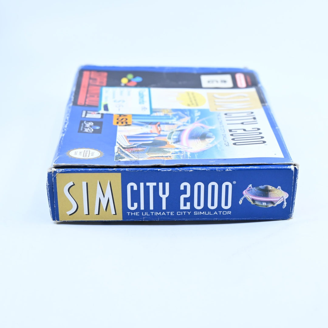 Sim City 2000 - Super Nintendo / SNES Boxed Game - PAL - Ex-Rental - FREE POST!
