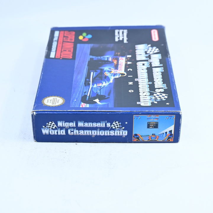 Nigel Mansell's World Championship Racing - Super Nintendo / SNES Boxed Game