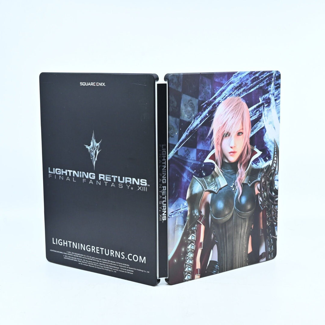 Final Fantasy XIII Lightning Returns Steelbook - Xbox 360 Game + Manual - PAL