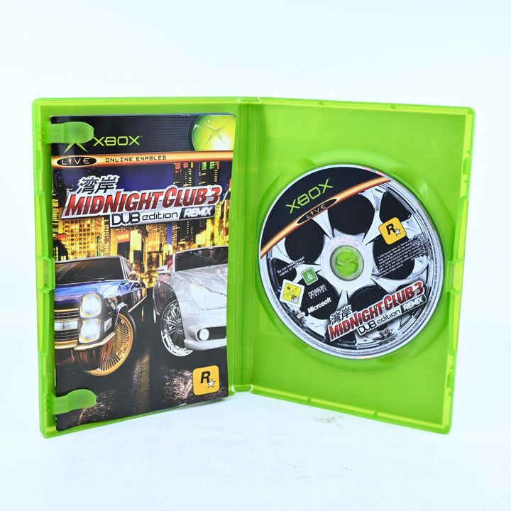 Midnight Club 3 DUB Edition Remix - Original Xbox Game + Manual - PAL