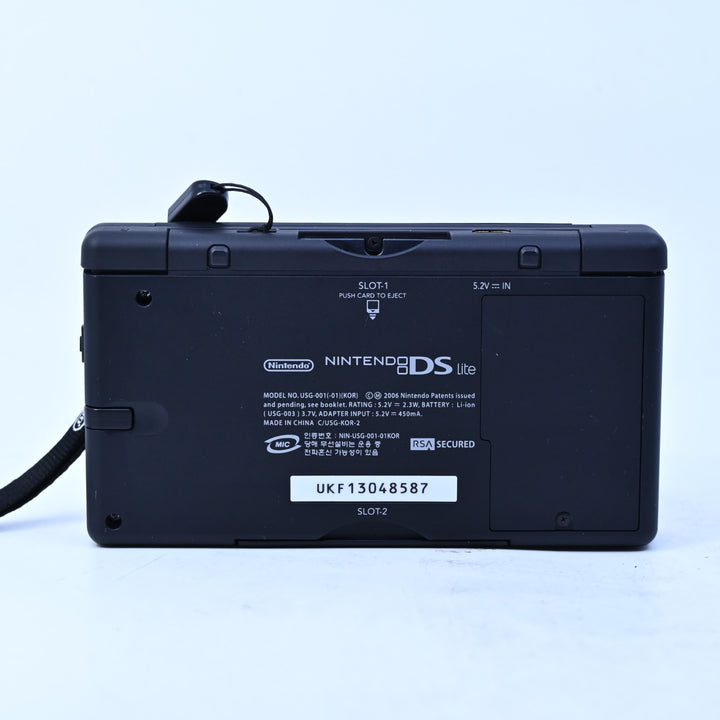 Black &amp; Crimson Red - Nintendo DS Lite Console - USG-001 - FREE POST!