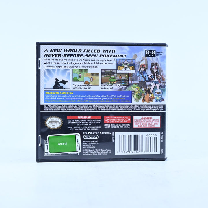 Pokemon White Version - Nintendo DS Game - PAL - No Manual - FREE POST!