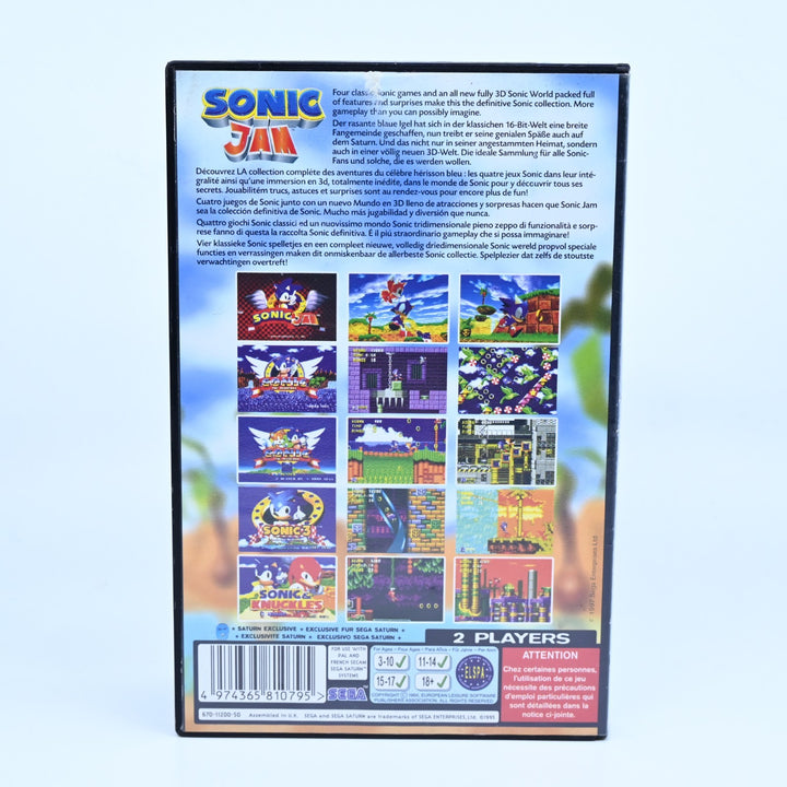 Sonic Jam - Sega Saturn Game - PAL - MINT DISC!