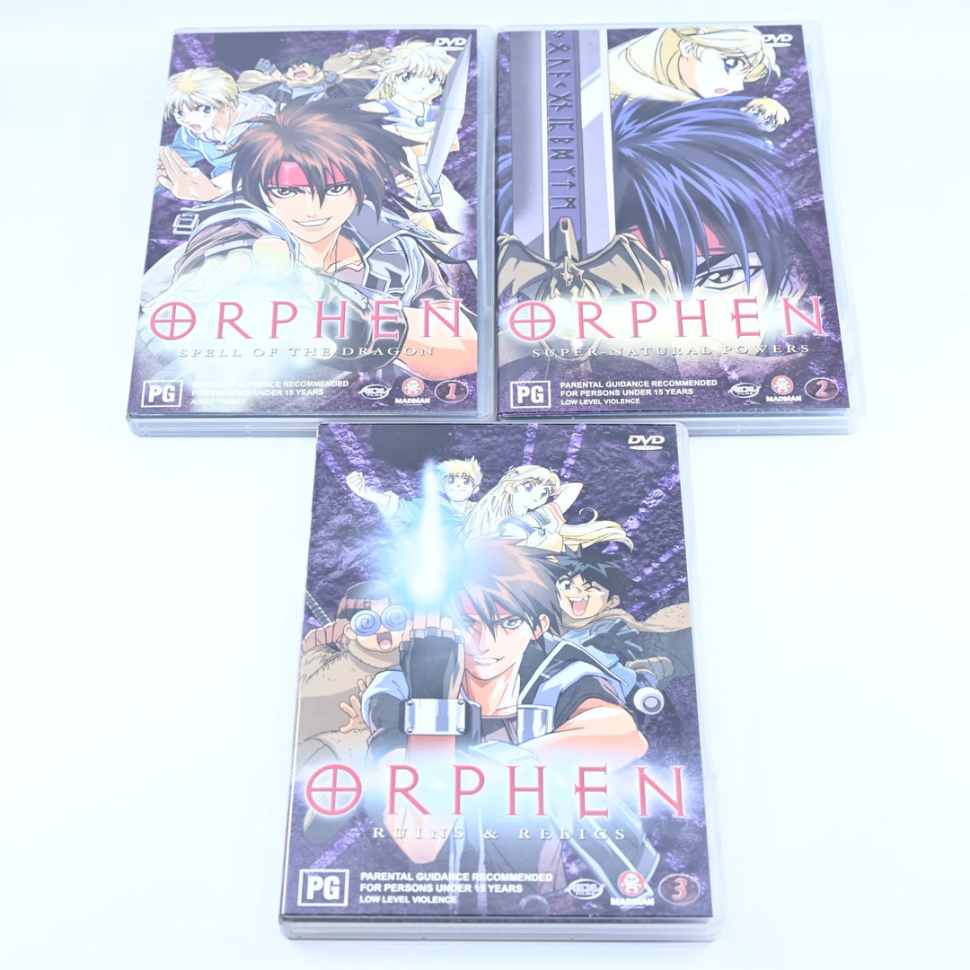 Orphen - Volumes 1 to 6 Complete - Region  2/4 - Anime DVDs