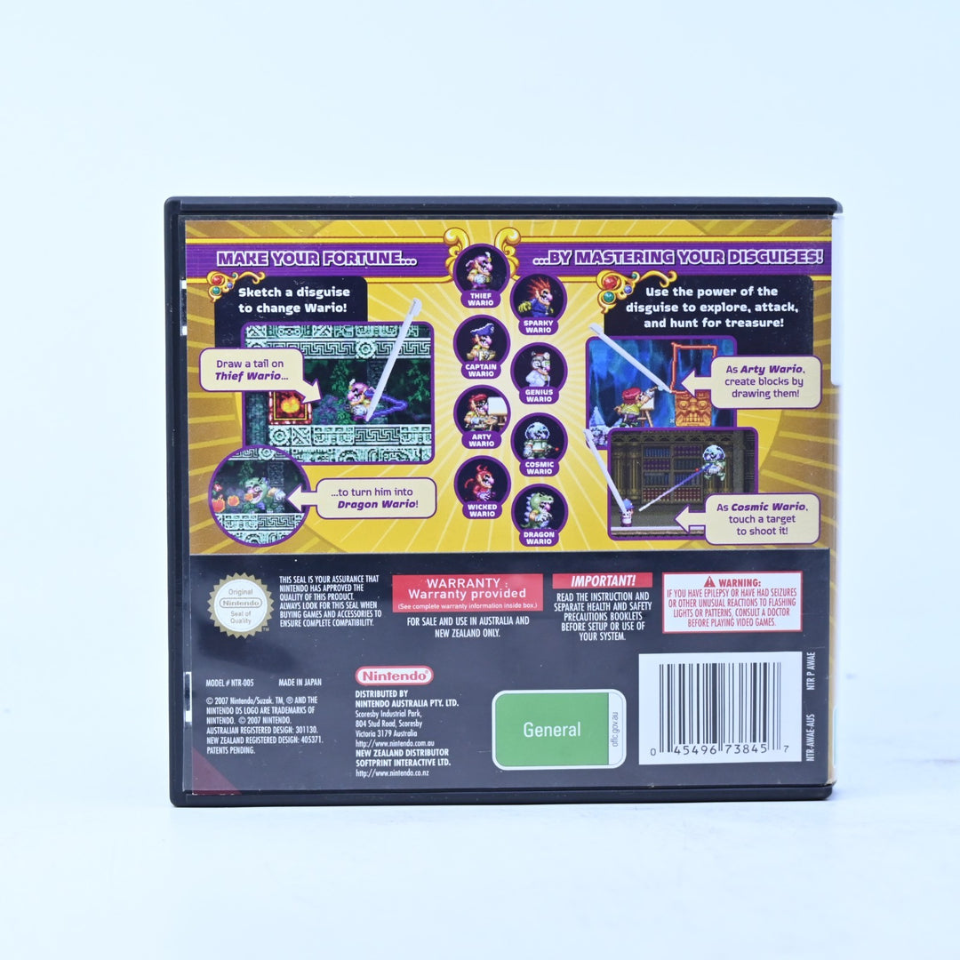 Wario Master of Disguise - Nintendo DS Game - PAL + Manual - FREE POST!