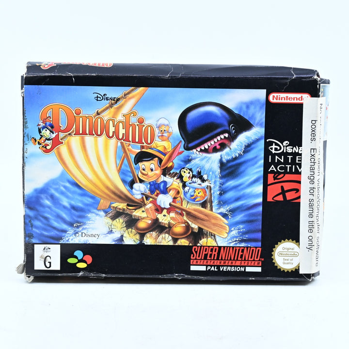 Pinocchio - Super Nintendo / SNES Boxed Game - PAL - FREE POST!