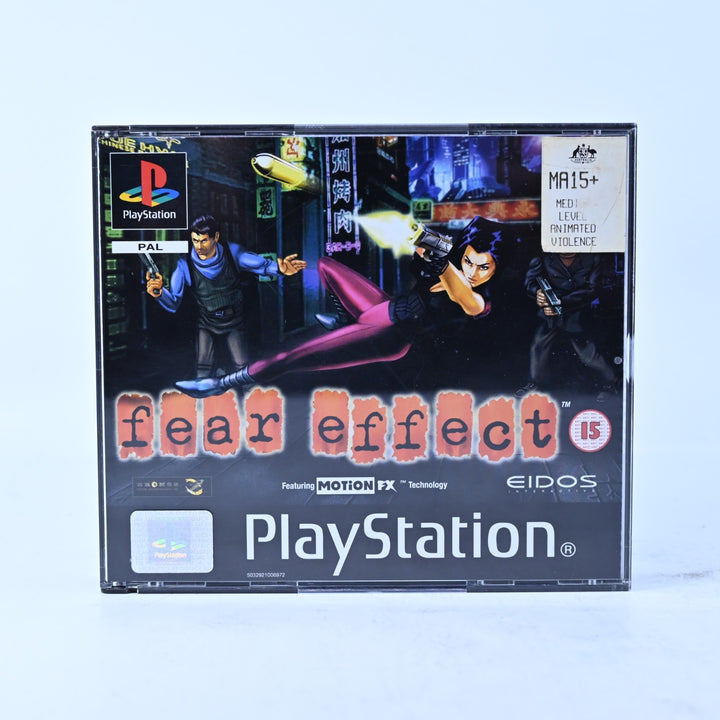 Fear Effect - Sony Playstation 1 / PS1 Game + Manual - PAL - MINT DISC!