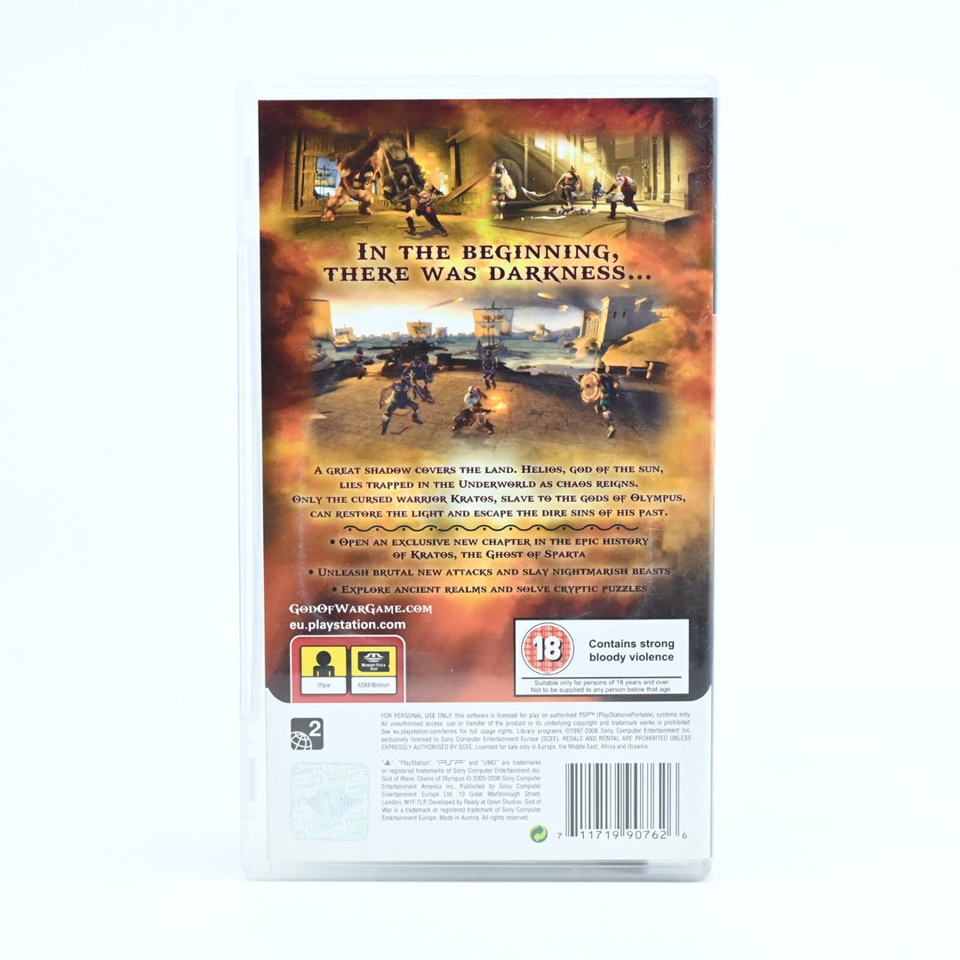 God of War: Chains of Olympus - Sony PSP Game + Manual - FREE POST!