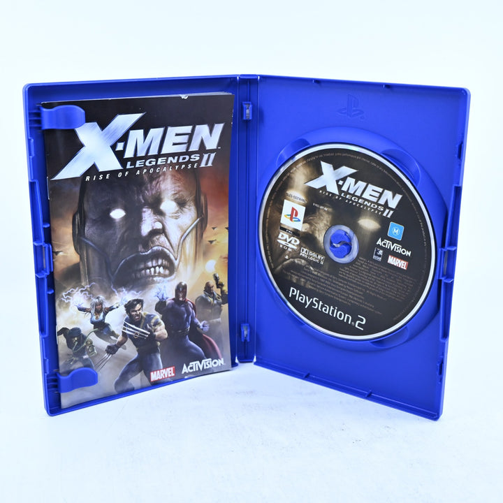 X-Men Legends II: Rise of Apocalypse - Sony Playstation 2 / PS2 Game + Manual