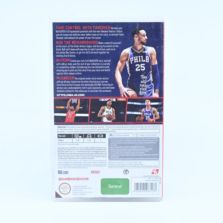 NBA 2K19 - Nintendo Switch Game - FREE POST!