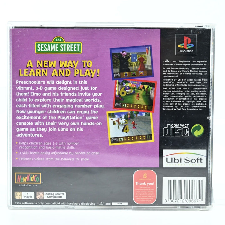 Elmo's Number Journey - Sony Playstation 1 / PS1 Game - PAL - FREE POST!