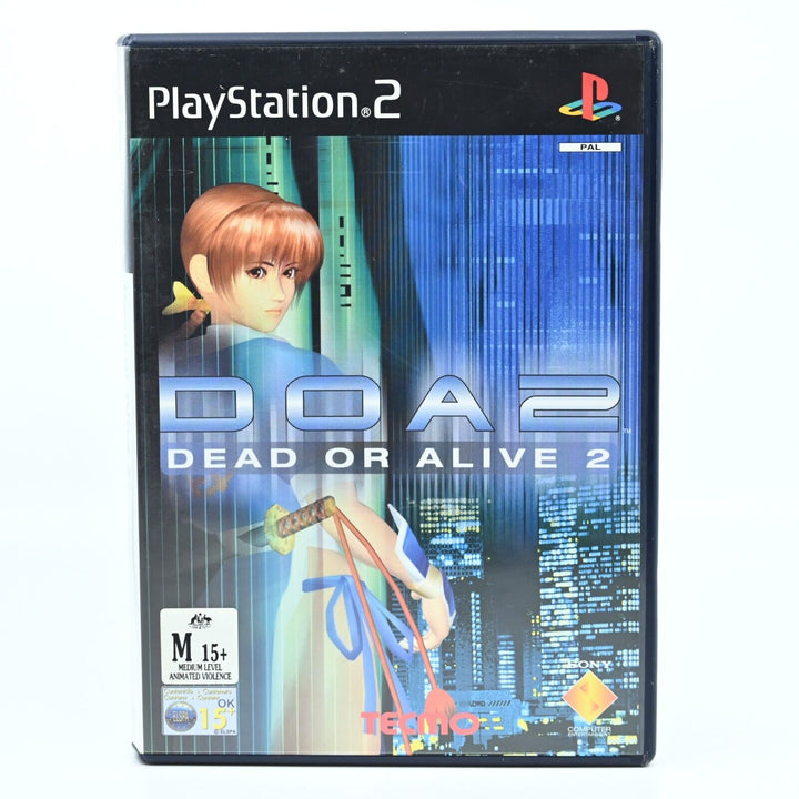 Dead or Alive 2 DOA 2 - Sony Playstation 2 / PS2 Game + Manual - PAL