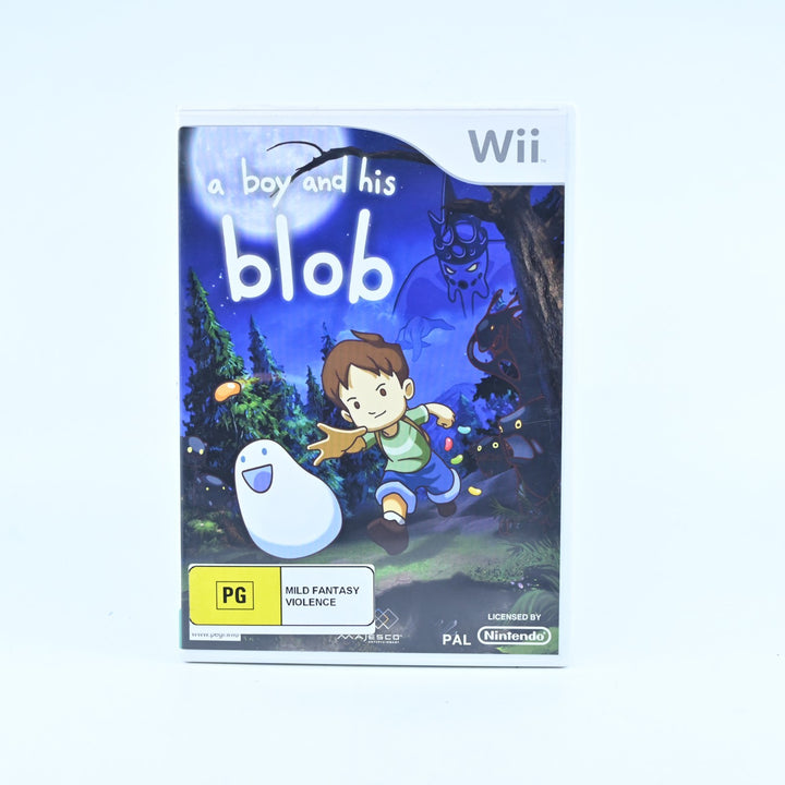 A Boy and his Blob - Nintendo Wii Game + Manual - PAL - MINT DISC!