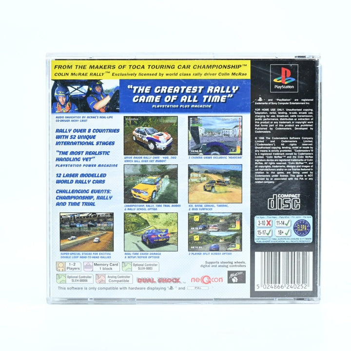 Colin McRae Rally + Manual - Sony Playstation 1 / PS1 Game - PAL - FREE POST!