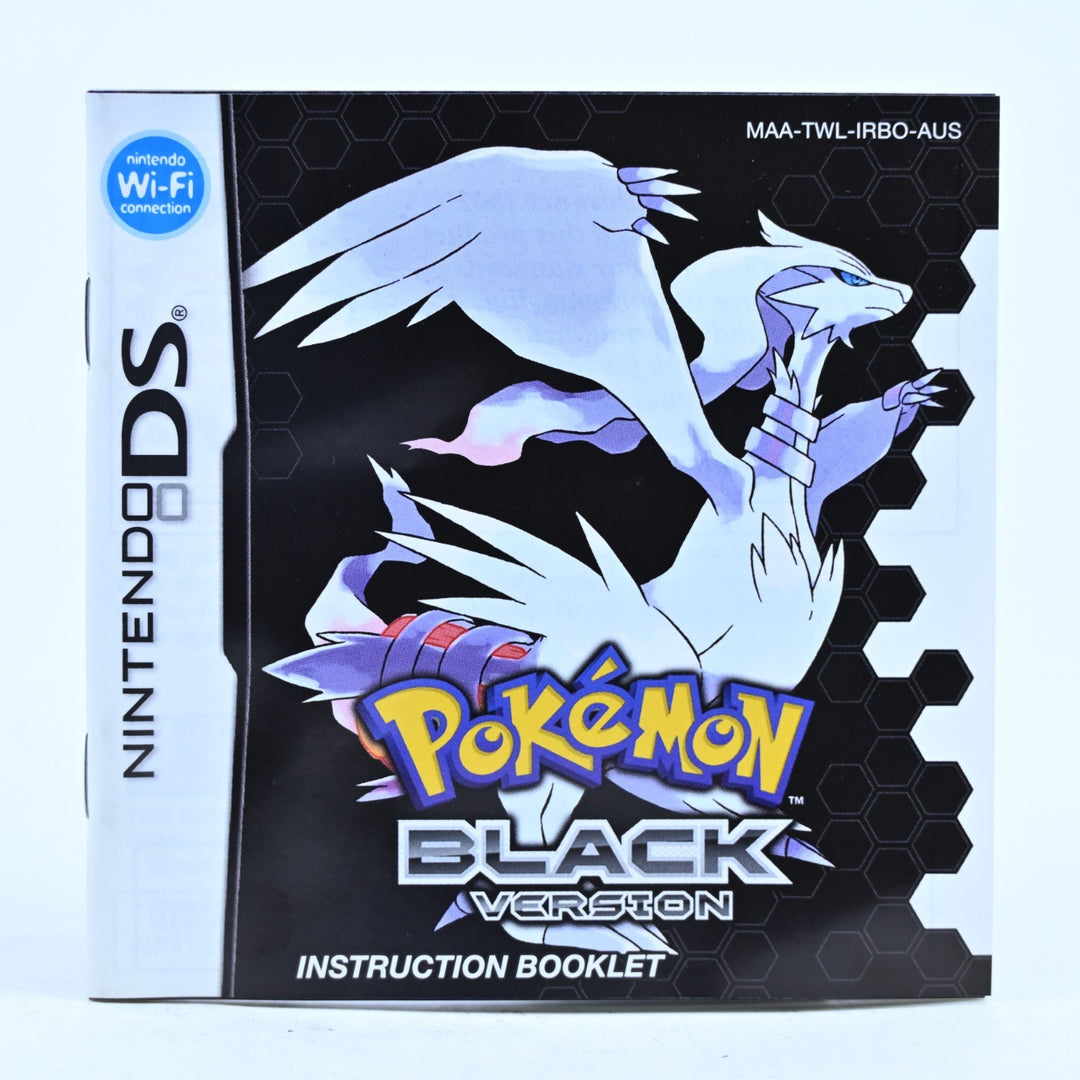 Pokemon Black Version - Nintendo DS Game - PAL + Manual - FREE POST!