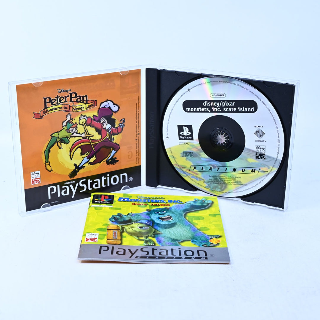 Monsters, Inc. Scare Island - Sony Playstation 1 / PS1 Game + Manual - PAL