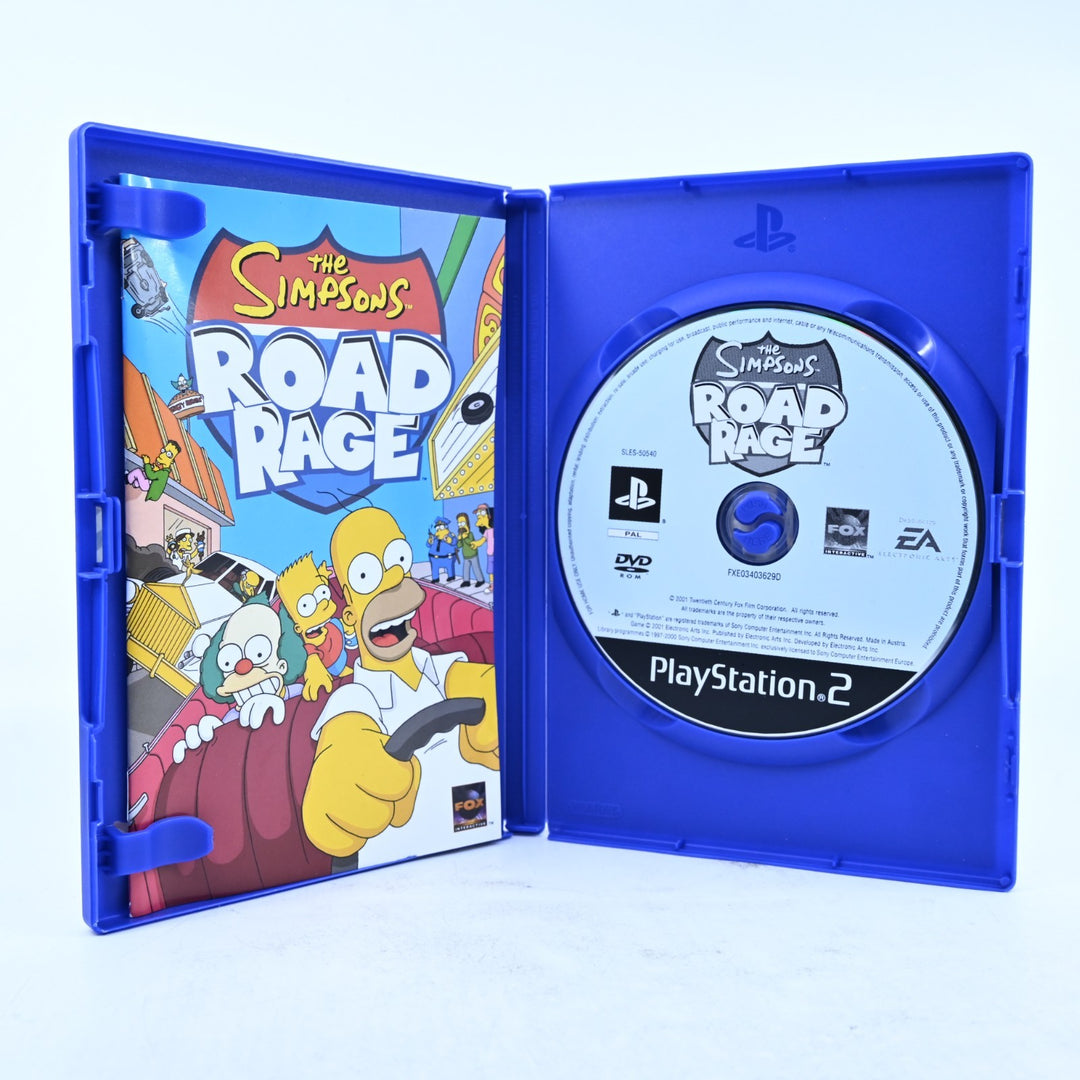 The Simpsons Road Rage - Sony Playstation 2 / PS2 Game + Manual - PAL