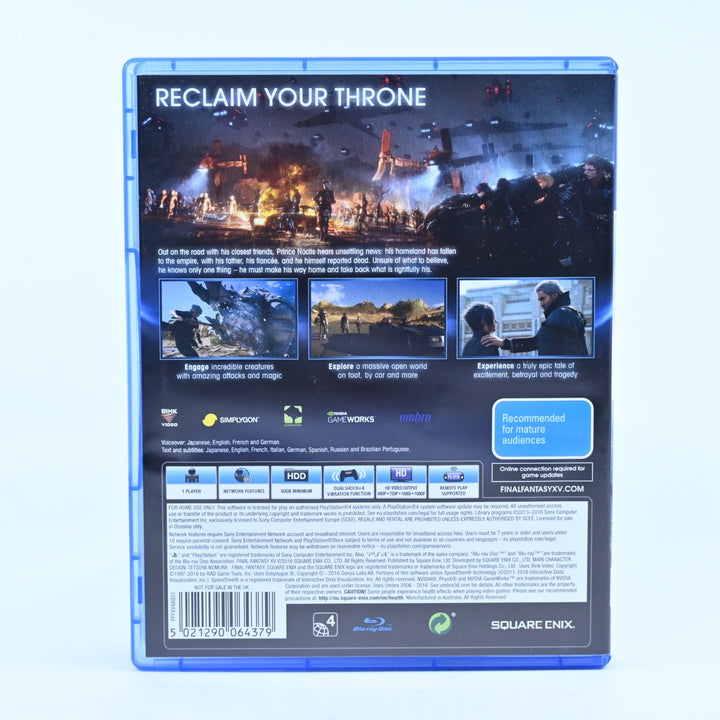 Final Fantasy XV - Sony Playstation 4 / PS4 Game