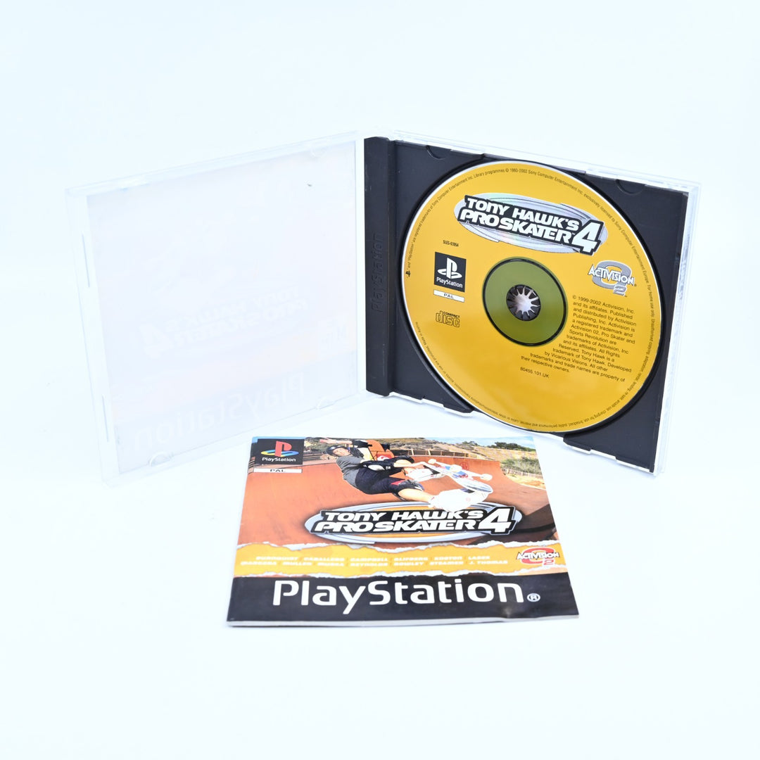 Tony Hawk's Pro Skater 4 - Sony Playstation 1 / PS1 Game + Manual - PAL