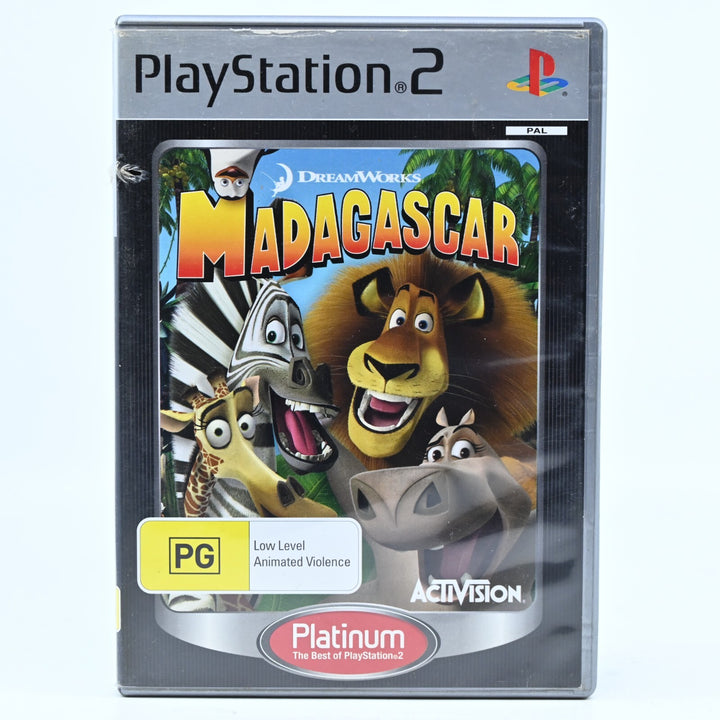 Madagascar - Sony Playstation 2 / PS2 Game + Manual - MINT DISC!