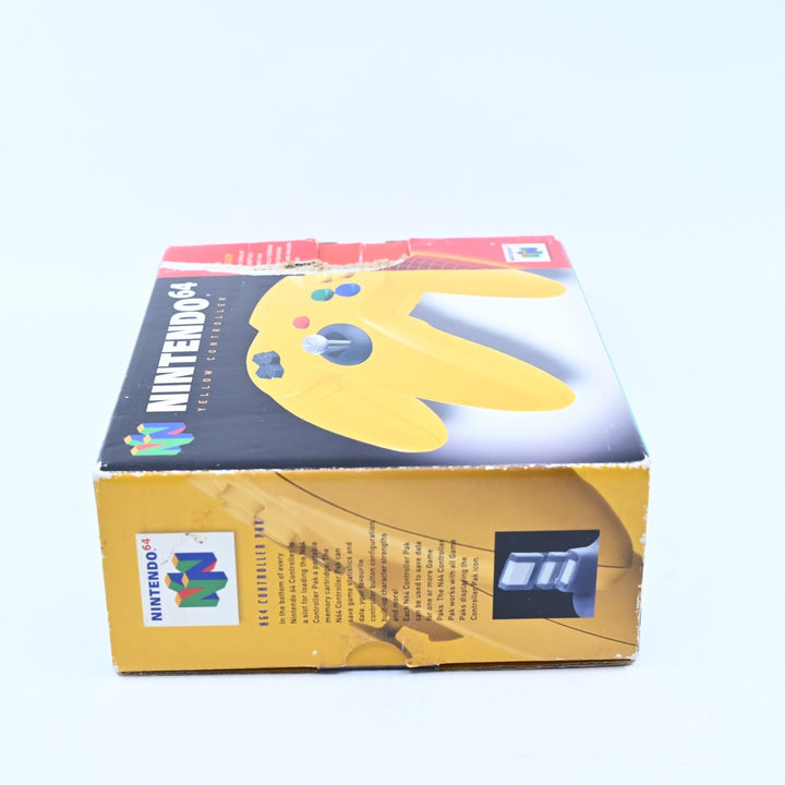Original Yellow Controller - Nintendo 64 Controller - N64 Accessory
