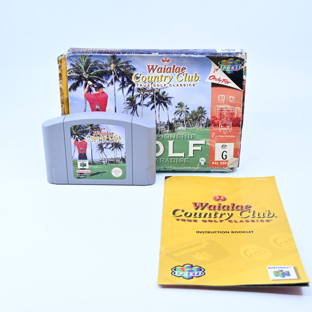 Waialae Country Club: True Golf Classics - N64 / Nintendo 64 Boxed Game - PAL