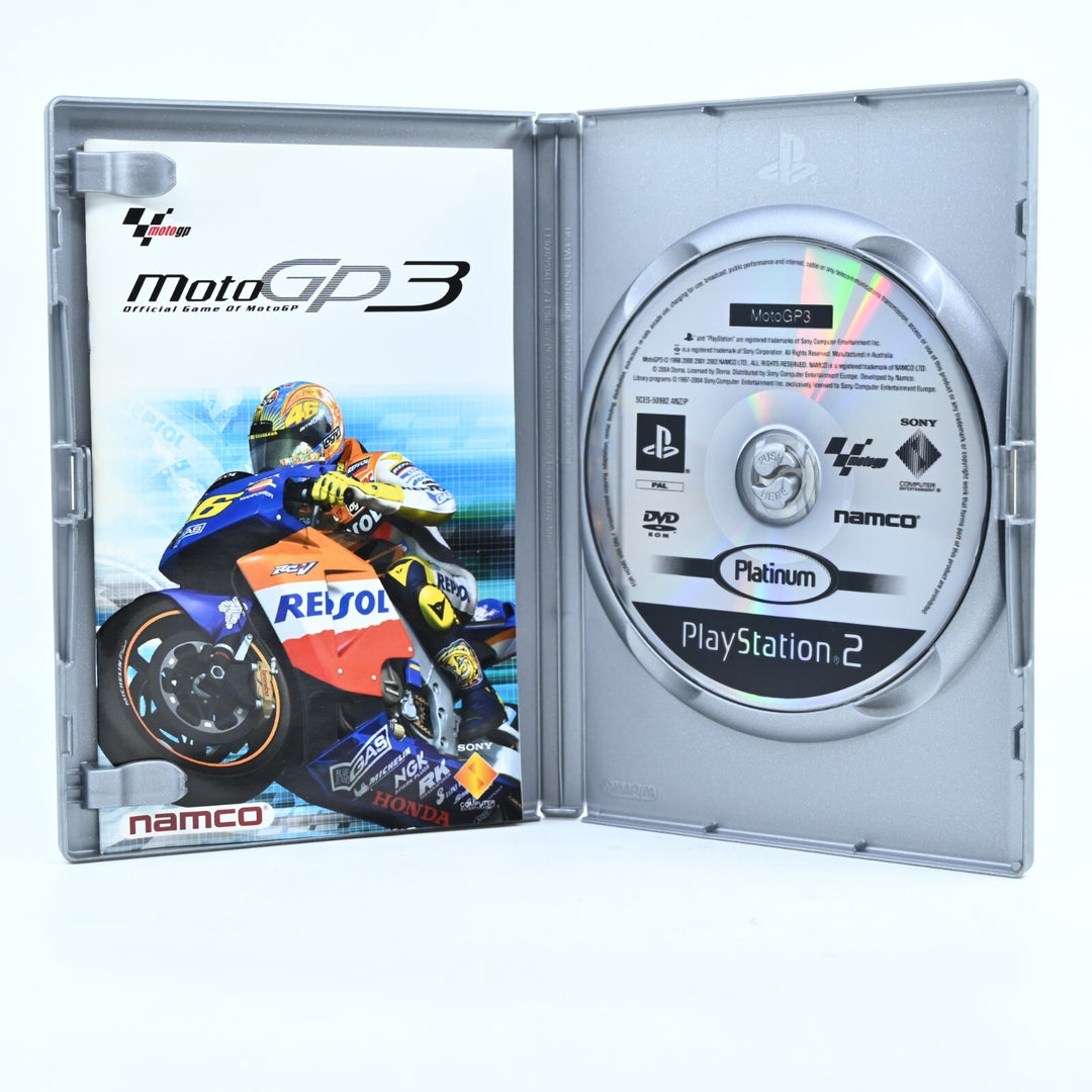 Moto GP 3 / MotoGP3 - Sony Playstation 2 / PS2 Game + Manual - PAL - MINT DISC!