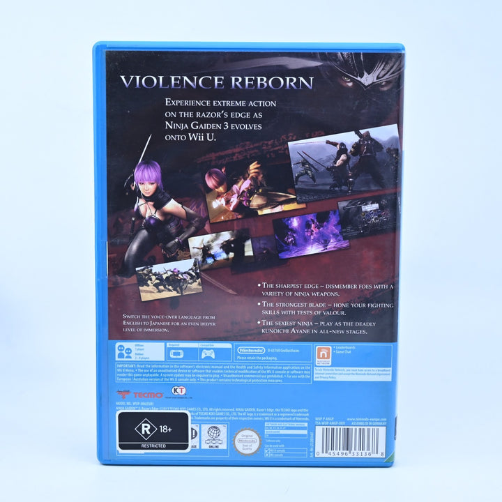 Ninja Gaiden 3: Razor's Edge - Nintendo Wii U Game - PAL - FREE POST!
