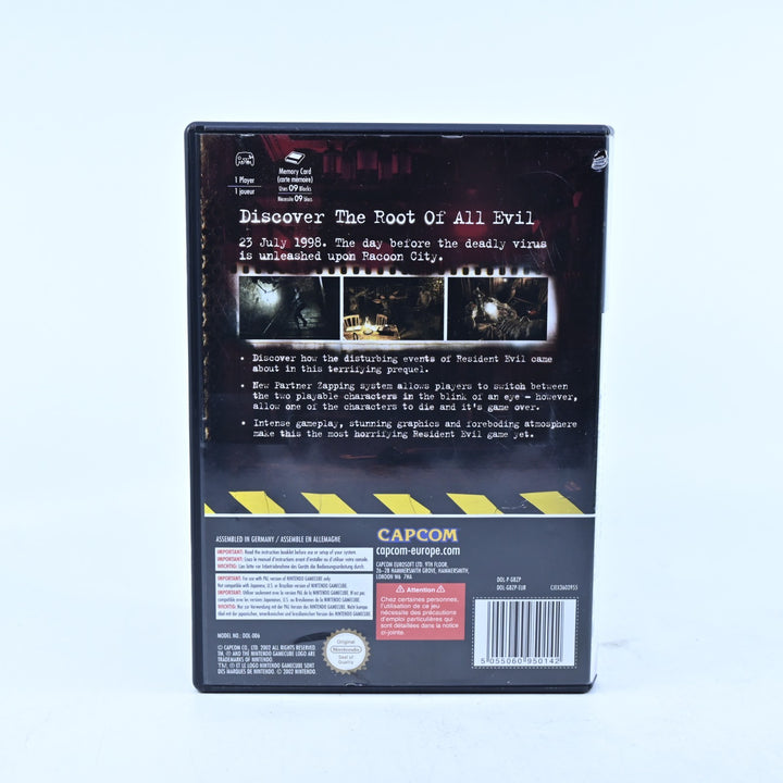 Resident Evil Zero - Nintendo Gamecube Game + Manual - PAL - FREE POST!