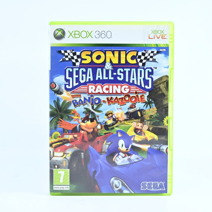 Sonic & Sega All-Stars Racing with Banjo & Kazooie - Xbox 360 Game + Manual