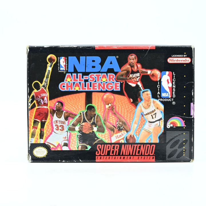 NBA All-Star Challenge - Super Nintendo / SNES Boxed Game - NTSC - FREE POST!