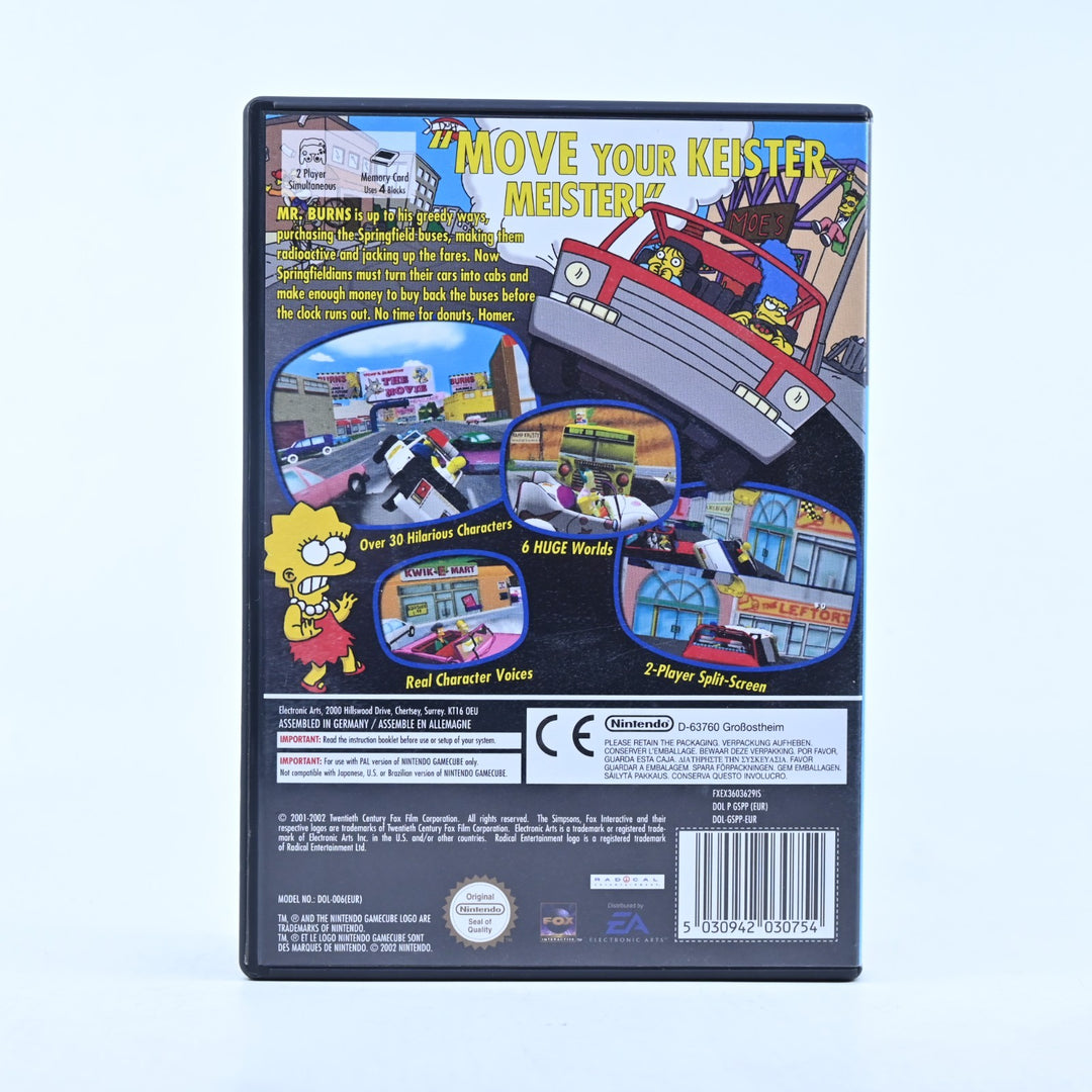 The Simpsons: Road Rage - Nintendo Gamecube Game + Manual - PAL - FREE POST!