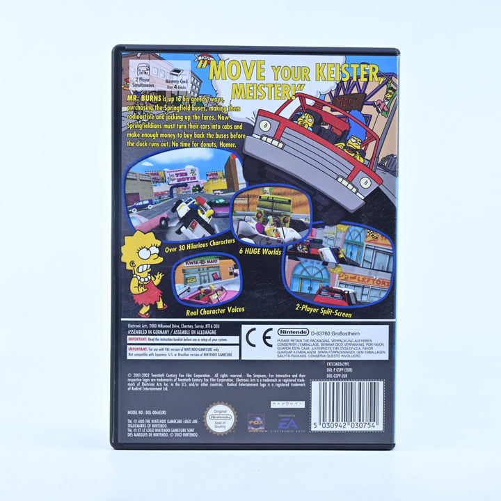 The Simpsons: Road Rage - Nintendo Gamecube Game + Manual - PAL - FREE POST!