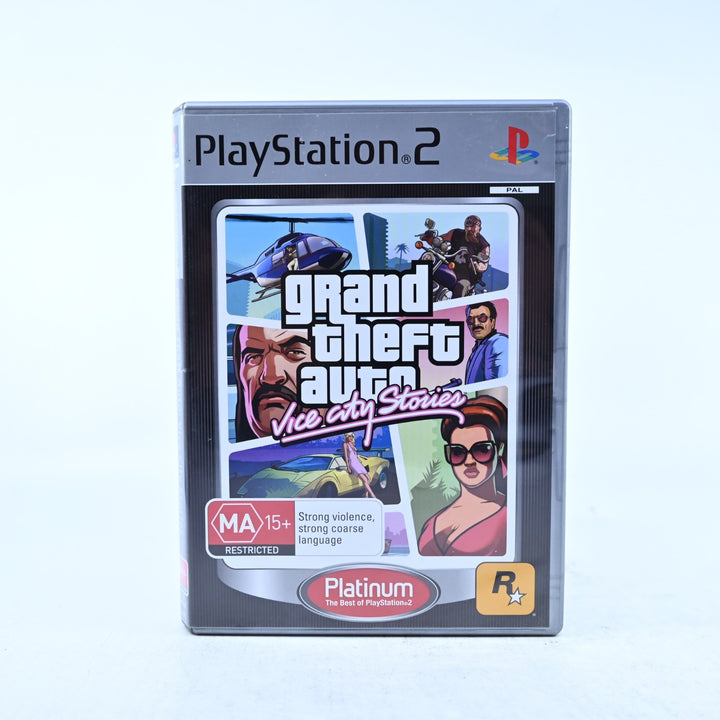 Grand Theft Auto: Vice City Stories - Sony Playstation 2 PS2 Game + Manual + Map