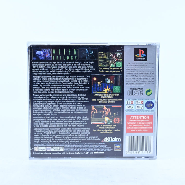 Alien Trilogy - Sony Playstation 1 / PS1 Game + Manual - PAL - MINT DISC!