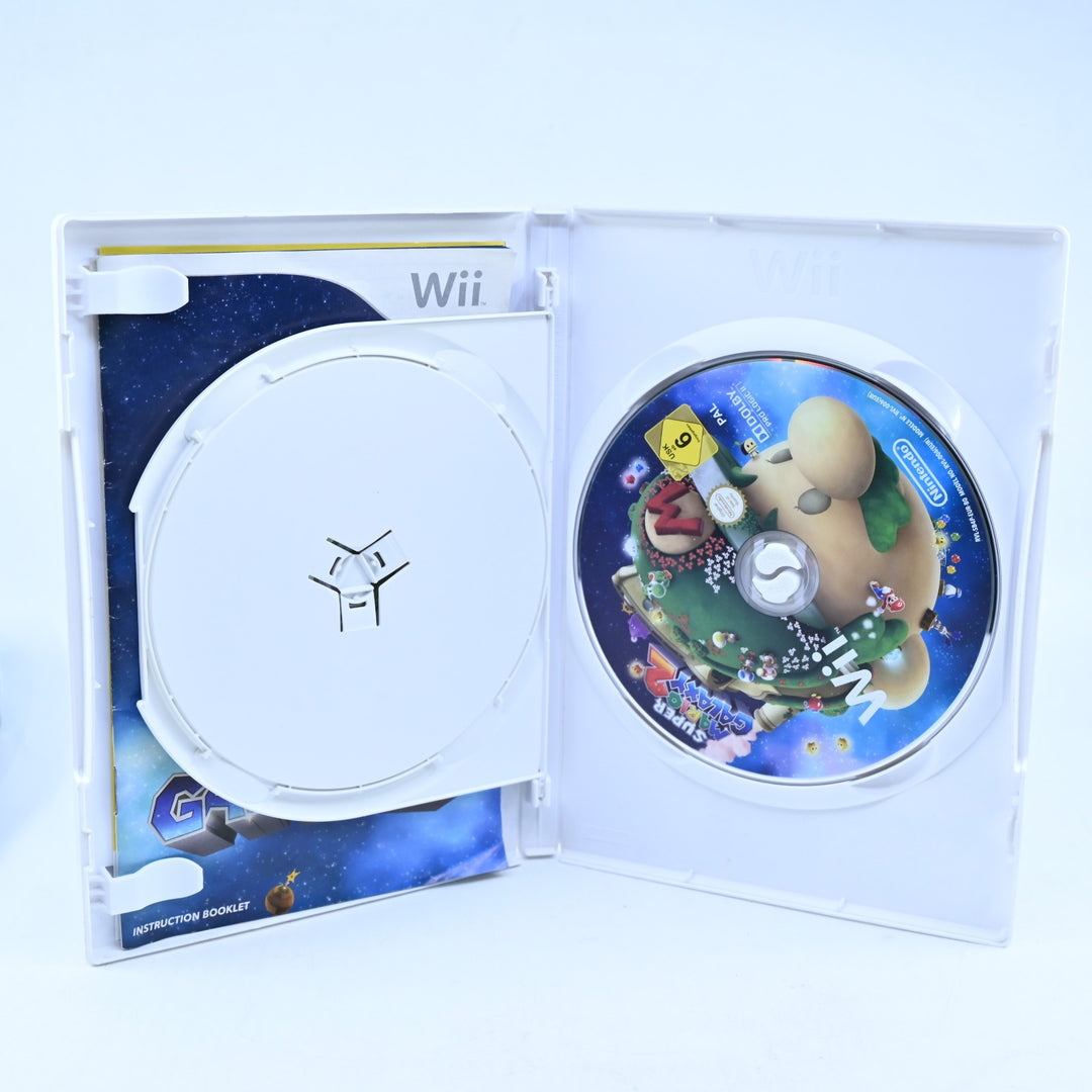 Super Mario Galaxy 2 + Tutorial Disc - Nintendo Wii Game + Manual - PAL