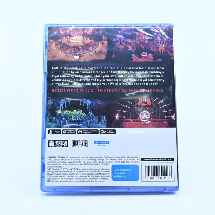 Cult of the Lamb - Sony Playstation 5 / PS5 Game - MINT DISC! SEALED!