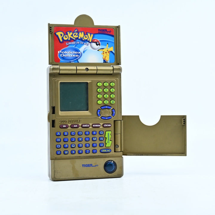 2001 Gold Deluxe Johto Pokedex Tiger Electronics German Edition