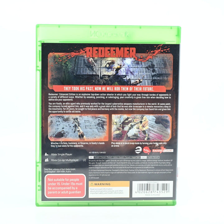 Redeemer Enhanced Edition - Xbox One Game - PAL - MINT DISC!