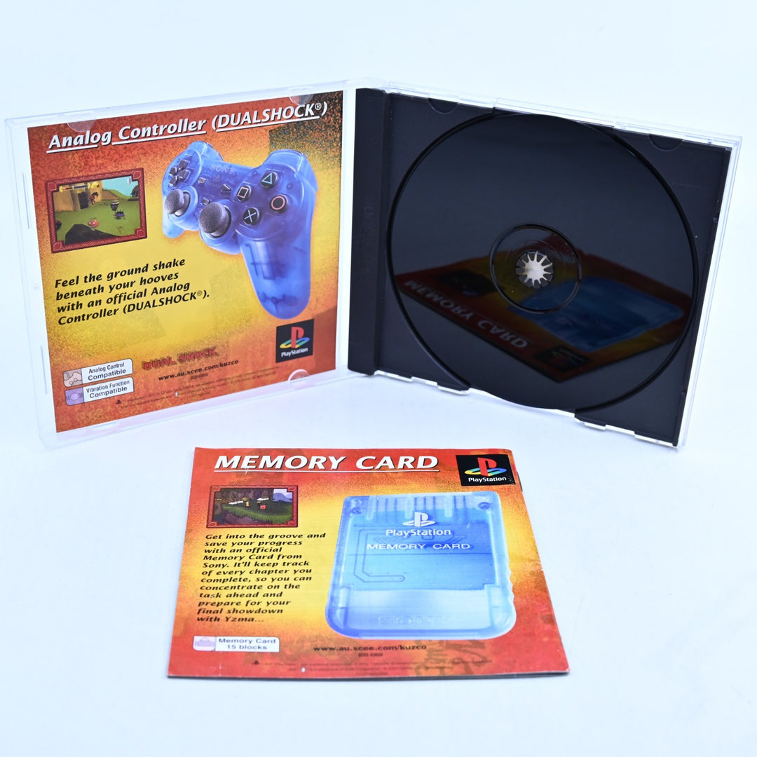 Disney's The Emperor's New Groove - Sony Playstation 1 / PS1 Game + Manual