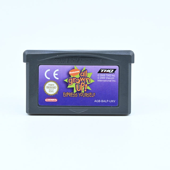 All Grown Up! Express Yourself - Nintendo Gameboy Advance / GBA Game - PAL