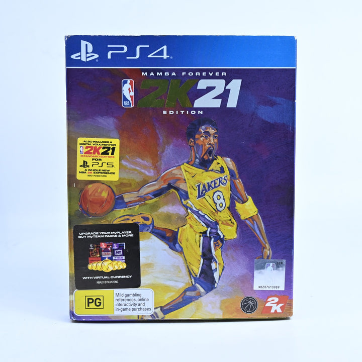 NBA 2k21 Mamba Forever Edition - Steelbook and Slip Only - No Game - PS4 Game