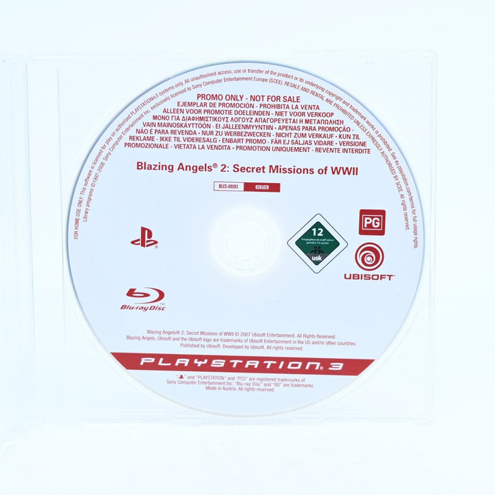 Blazing Angels 2: Secret Missions of WWII - Promo - PS3 Game - Disc Only