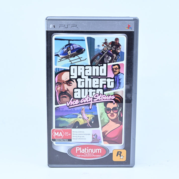 Grand Theft Auto: Vice City Stories - Sony PSP Game - No Manual + Map