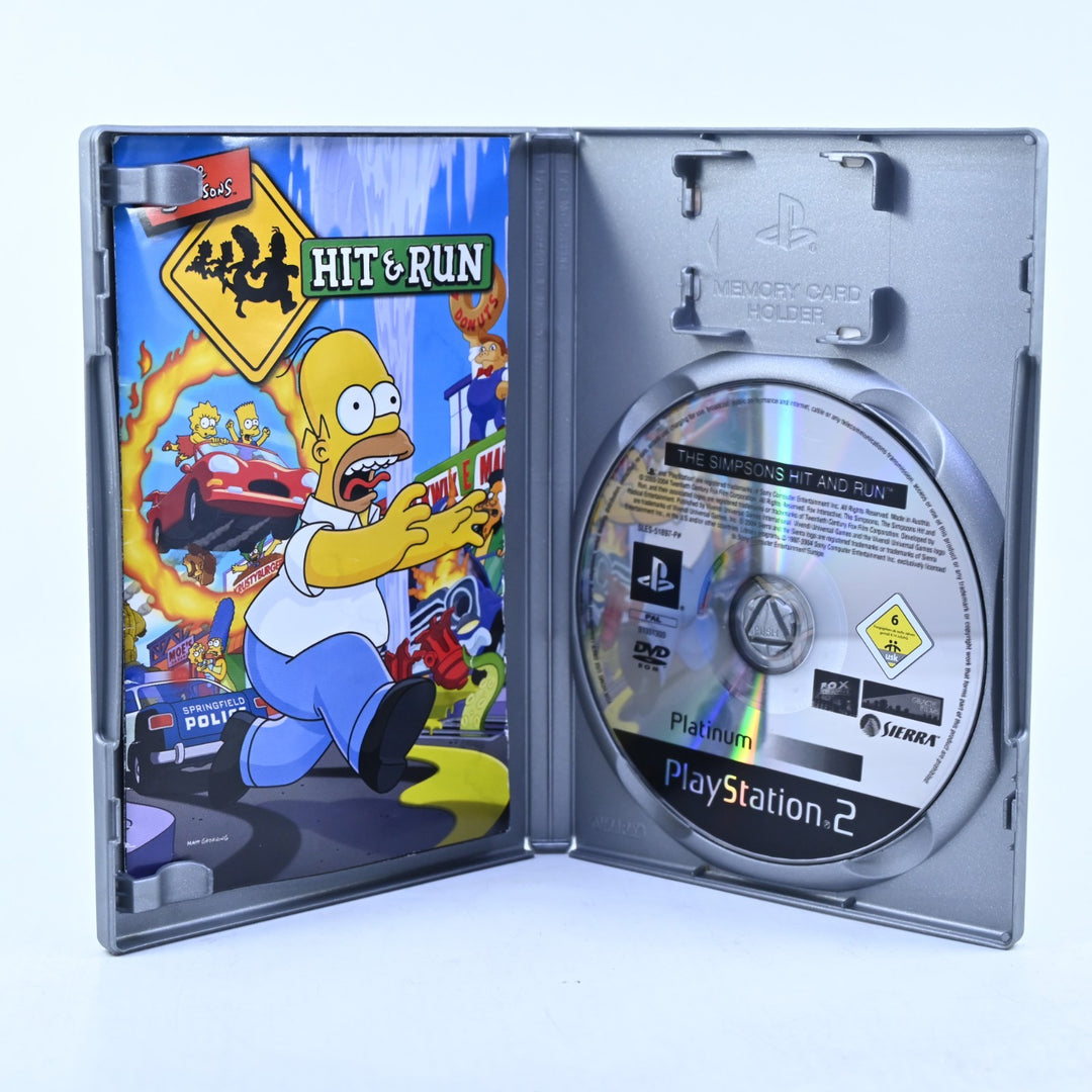 The Simpsons Hit & Run - PS2 Game + Manual - PAL - MINT DISC!