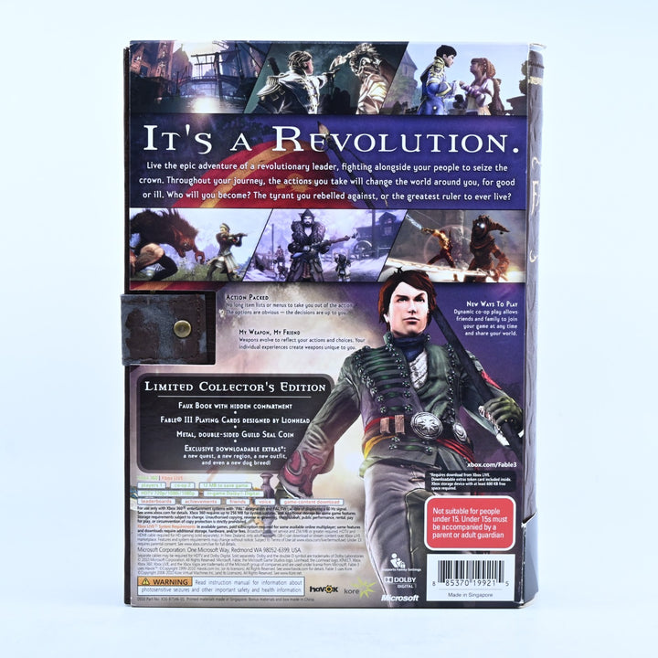 Fable III 3 - Limited Collector's Edition - Xbox 360 Game + Manual - PAL