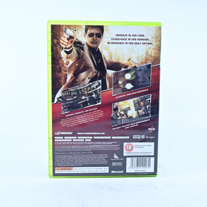 John Woo Presents: Stranglehold - Xbox 360 Game + Manual - PAL - MINT DISC!