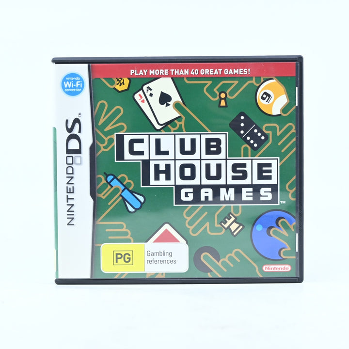 Clubhouse Games - Nintendo DS Game - PAL + Manual - FREE POST!