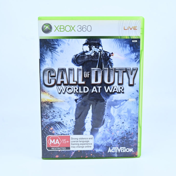 Call of Duty: World at War - Xbox 360 Game + Manual - PAL - MINT DISC!