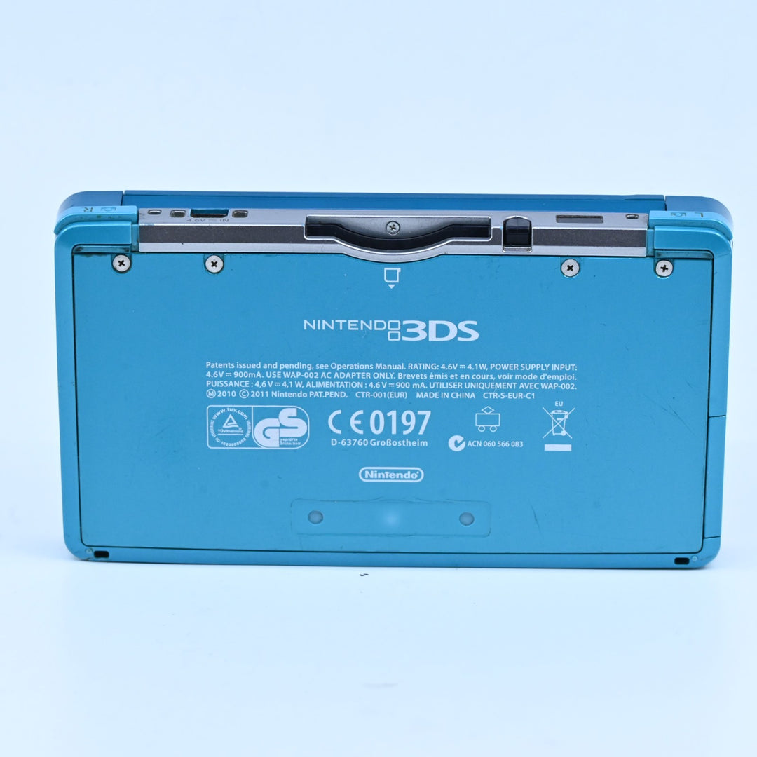 Aqua Blue Nintendo 3DS Console - CTR-001 PAL - FREE POST!
